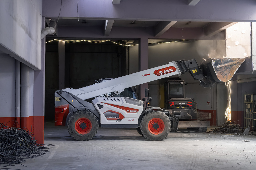Bobcat machinery used for site earthworks